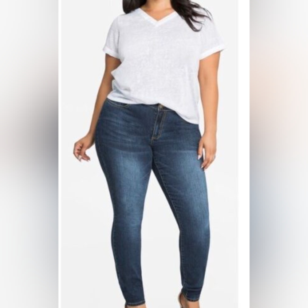 Ashley Stewart Flawless Skinny Jeans 32W